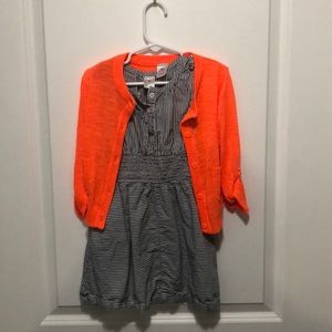 4T Carter’s Dress and Cardigan